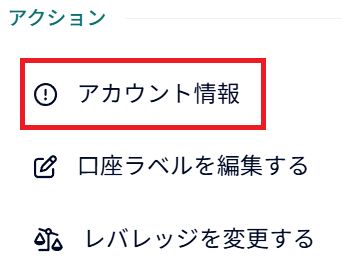 FXGTレバレッジ確認