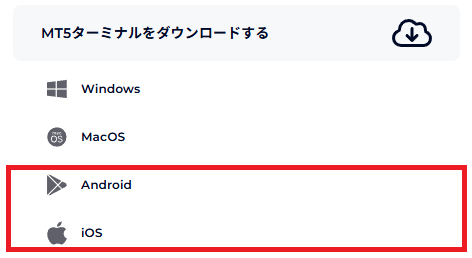 FXGTアプリ